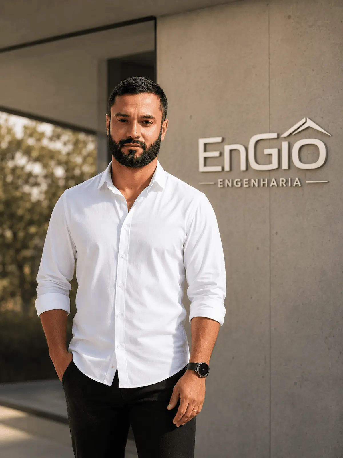 Igor Giovenardi engenheiro civil responsável pela EnGiô Engenharia em Florianópolis